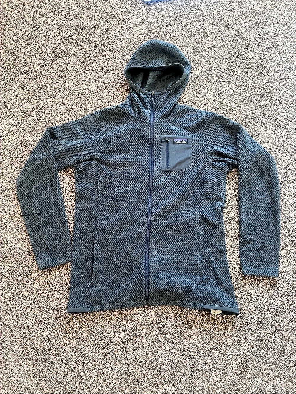 Patagonia R1 Air Full-Zip Hoody Fleece Full-Zip Hoodie Gray Women’s Large